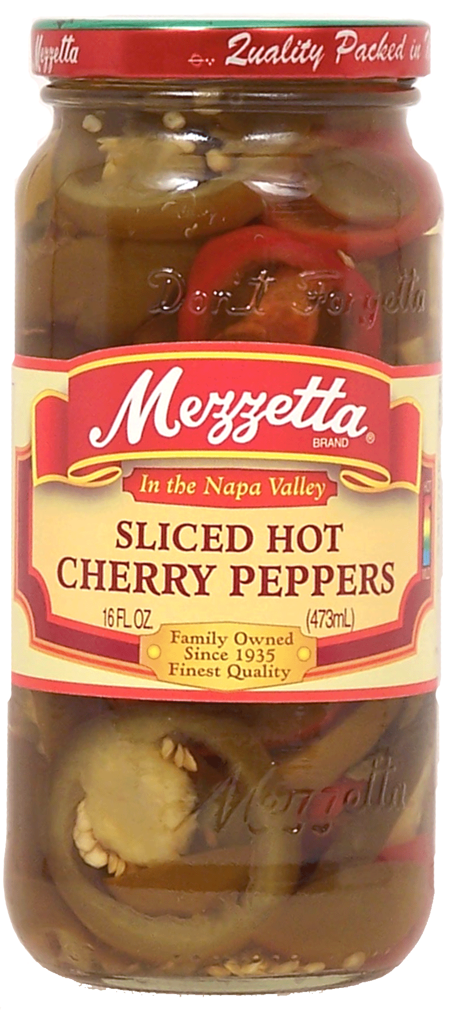 Mezzetta  sliced hot cherry peppers Full-Size Picture